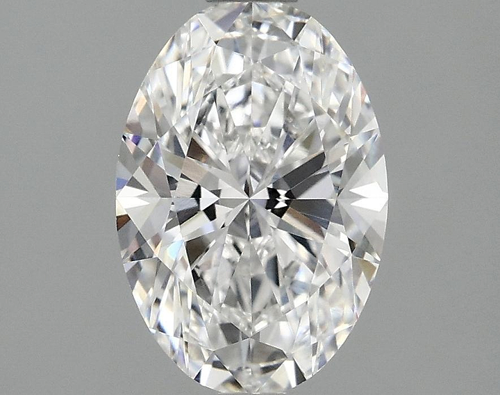 1.55 Carat Oval Shaped Ideal Cut VVS2 IGI Certified Lab Grown Diamond