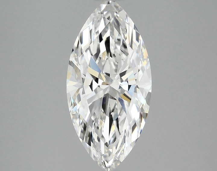 2.25 Carat Marquise Shaped Excellent Cut VS1 IGI Certified Lab Grown Diamond