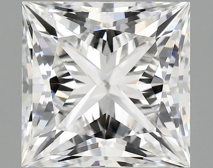 1.81 Carat Princess Shaped Ideal Cut VS2 IGI Certified Lab Grown Diamond