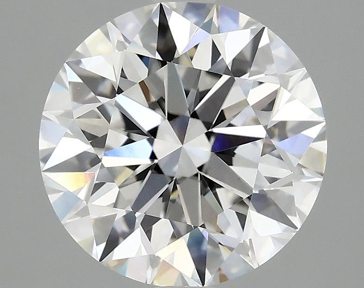 3.09 Carat Round Shaped Excellent Cut VVS2 IGI Certified Lab Grown Diamond