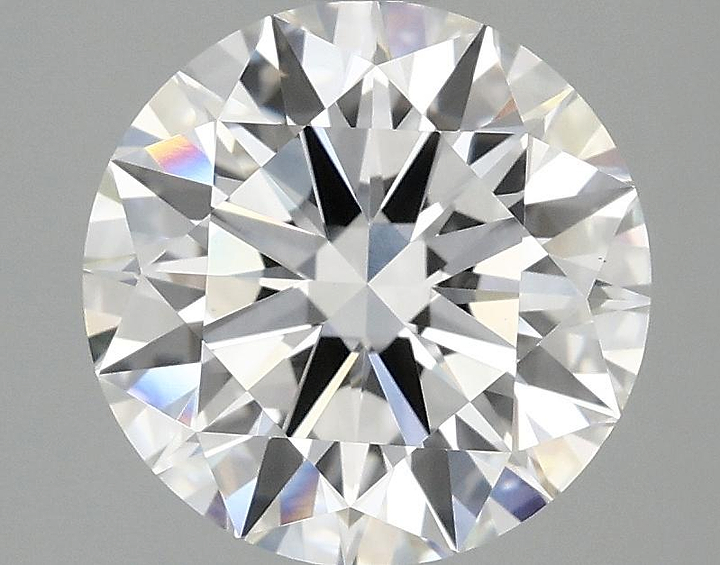 3.09 Carat Round Shaped Ideal Cut VVS2 IGI Certified Lab Grown Diamond