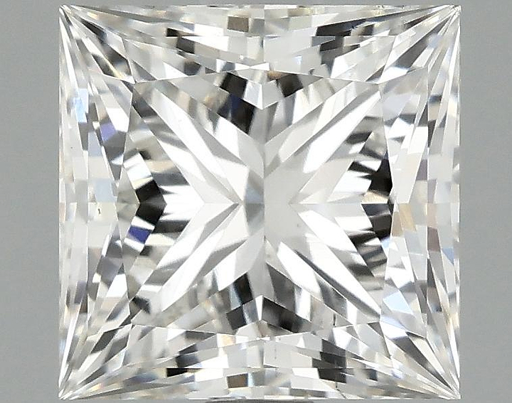 2.04 Carat Princess Shaped Ideal Cut VS1 IGI Certified Lab Grown Diamond