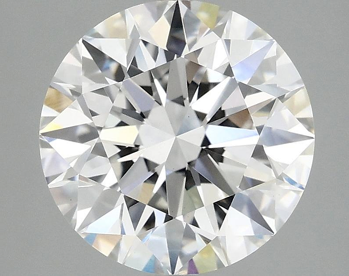 3.09 Carat Round Shaped Ideal Cut VVS2 IGI Certified Lab Grown Diamond