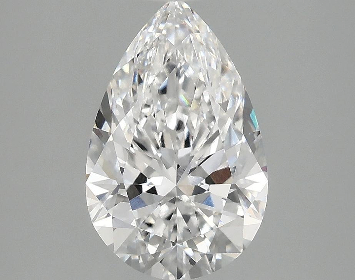 2.04 Carat Pear Shaped Ideal Cut VVS2 IGI Certified Lab Grown Diamond
