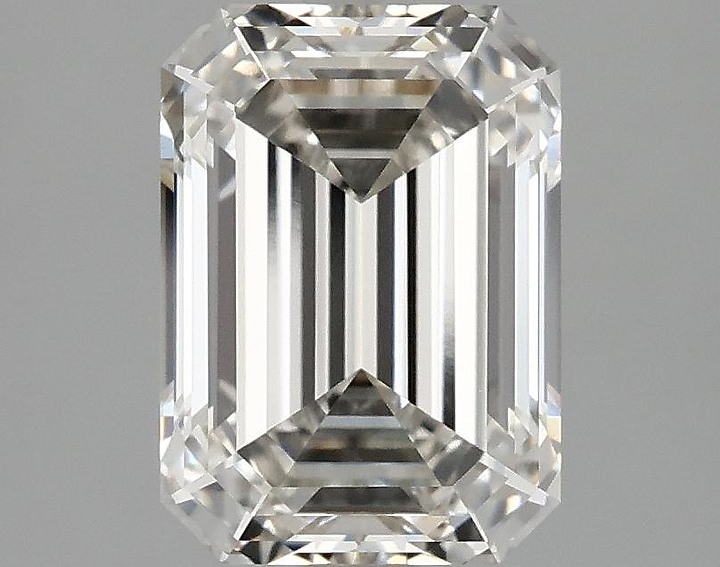 2.58 Carat Emerald Shaped Ideal Cut VVS1 IGI Certified Lab Grown Diamond