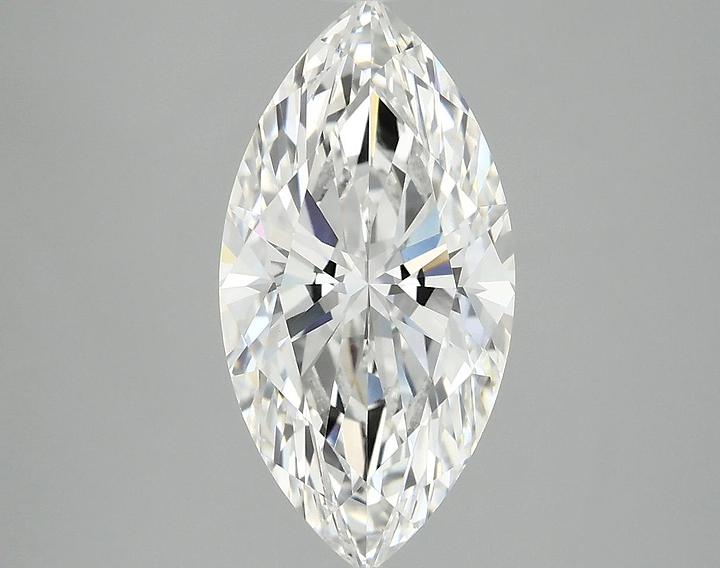 3.07 Carat Marquise Shaped Ideal Cut VVS2 IGI Certified Lab Grown Diamond