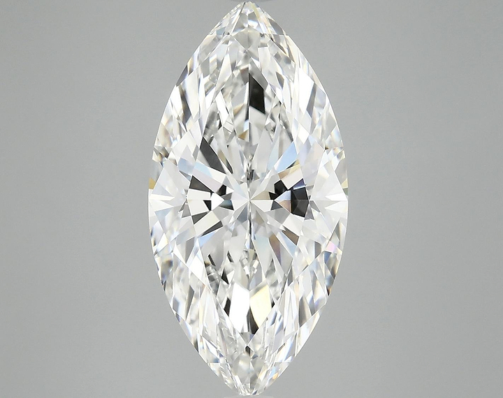 4.02 Carat Marquise Shaped Ideal Cut VVS2 IGI Certified Lab Grown Diamond