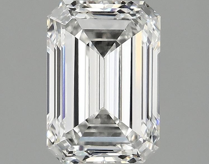 2.03 Carat Emerald Shaped Ideal Cut VVS2 IGI Certified Lab Grown Diamond