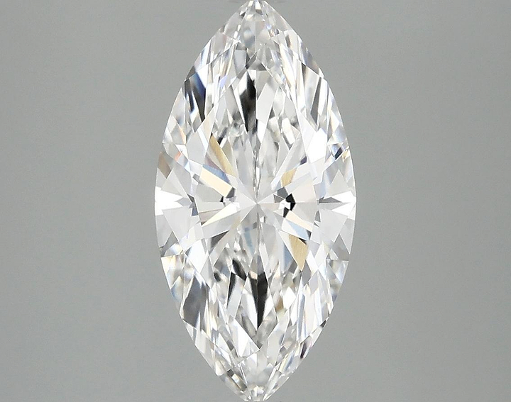 2.08 Carat Marquise Shaped Excellent Cut VVS2 IGI Certified Lab Grown Diamond