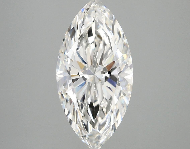 2.08 Carat Marquise Shaped Ideal Cut VVS2 IGI Certified Lab Grown Diamond