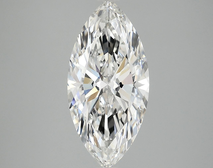 3.06 Carat Marquise Shaped Excellent Cut VVS2 IGI Certified Lab Grown Diamond