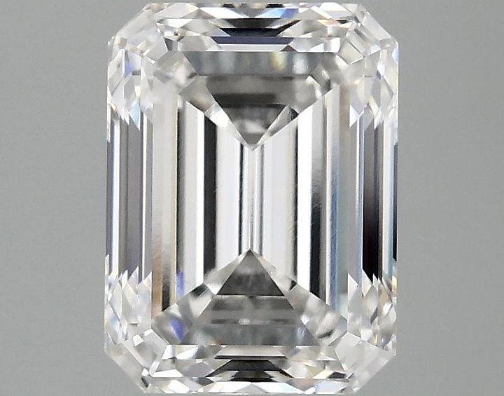 2.97 Carat Emerald Shaped Excellent Cut VVS2 IGI Certified Lab Grown Diamond