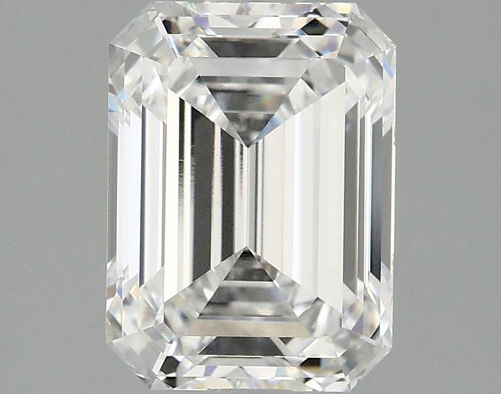 2.05 Carat Emerald Shaped Excellent Cut VVS2 IGI Certified Lab Grown Diamond