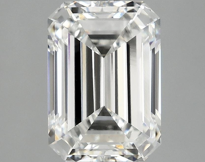 2.92 Carat Emerald Shaped Ideal Cut VVS2 IGI Certified Lab Grown Diamond