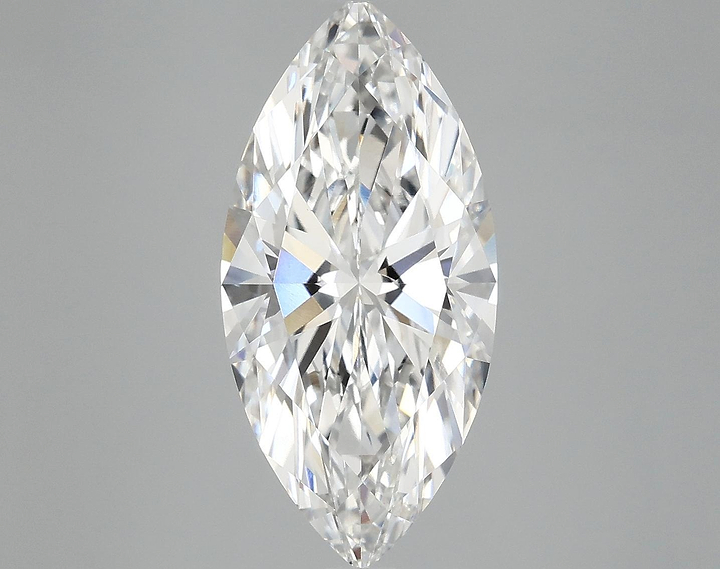 3.91 Carat Marquise Shaped Excellent Cut VVS2 IGI Certified Lab Grown Diamond