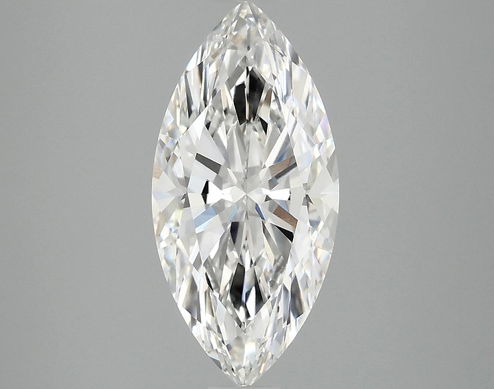 2.47 Carat Marquise Shaped Excellent Cut VVS2 IGI Certified Lab Grown Diamond