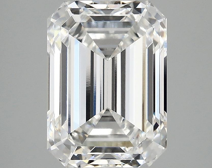 3.09 Carat Emerald Shaped Excellent Cut VS1 IGI Certified Lab Grown Diamond