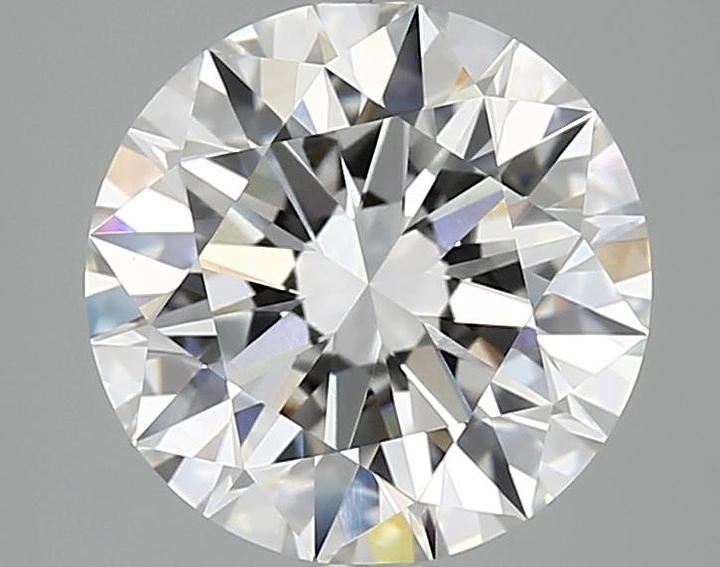 3.09 Carat Round Shaped Ideal Cut VVS2 IGI Certified Lab Grown Diamond