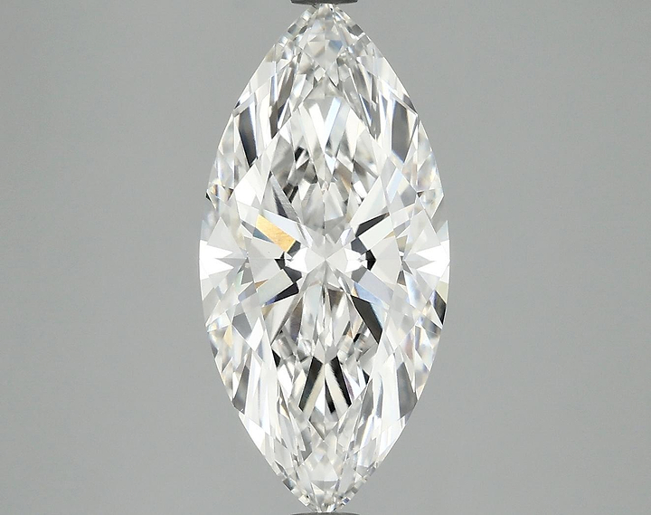 3.03 Carat Marquise Shaped Excellent Cut VVS2 IGI Certified Lab Grown Diamond