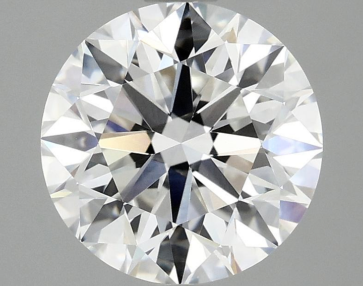 3.08 Carat Round Shaped Excellent Cut VVS2 IGI Certified Lab Grown Diamond