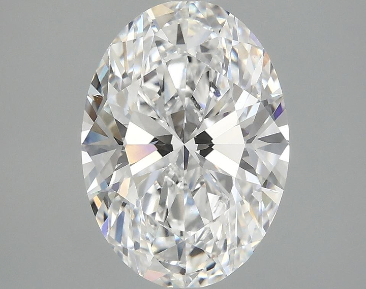3.02 Carat Oval Shaped Ideal Cut VVS2 IGI Certified Lab Grown Diamond