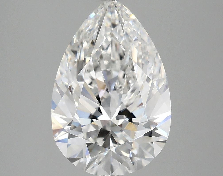 3.02 Carat Pear Shaped Excellent Cut VVS2 IGI Certified Lab Grown Diamond