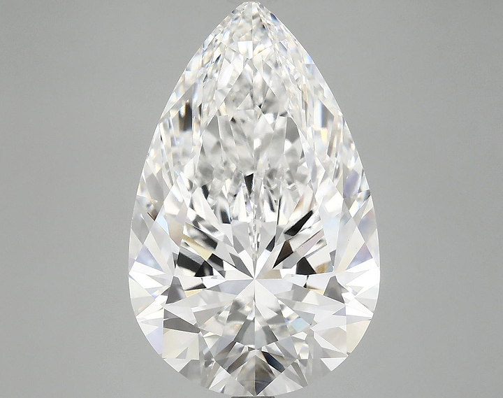 6.82 Carat Pear Shaped Ideal Cut VVS2 IGI Certified Lab Grown Diamond