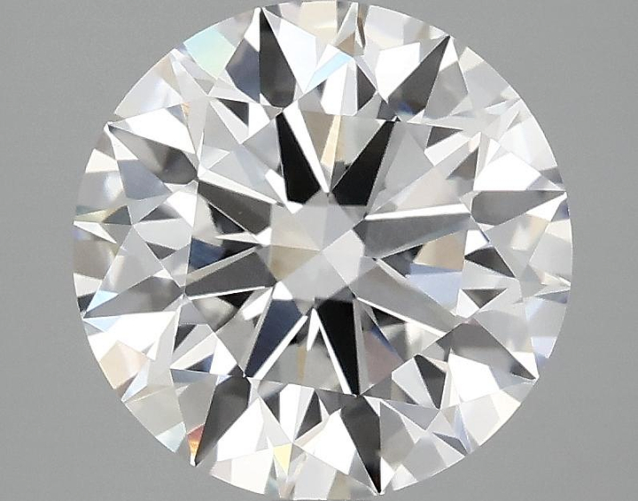 3.09 Carat Round Shaped Ideal Cut VVS2 IGI Certified Lab Grown Diamond