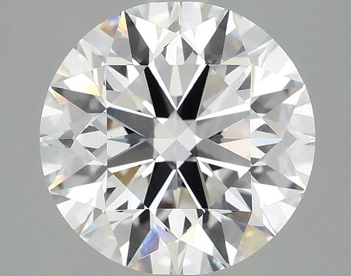 3.09 Carat Round Shaped Excellent Cut VVS2 IGI Certified Lab Grown Diamond