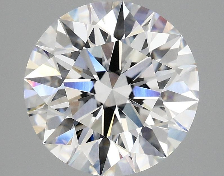 3.08 Carat Round Shaped Excellent Cut VS1 IGI Certified Lab Grown Diamond