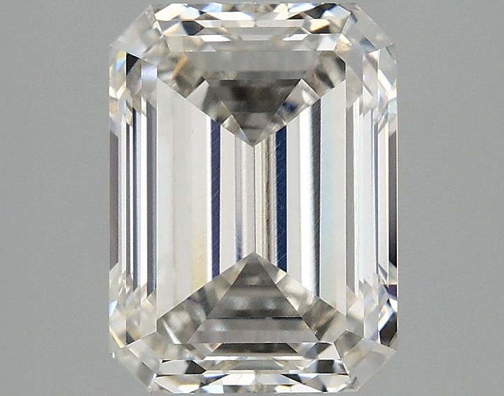 3.05 Carat Emerald Shaped Excellent Cut VVS2 IGI Certified Lab Grown Diamond
