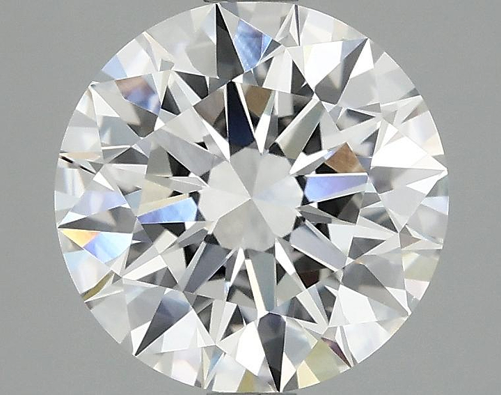 2.44 Carat Round Shaped Ideal Cut VVS2 IGI Certified Lab Grown Diamond