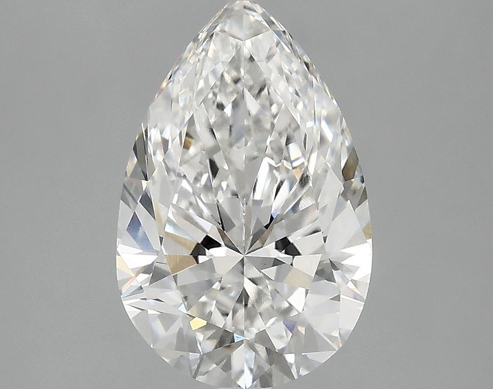 2.52 Carat Pear Shaped Ideal Cut VS1 IGI Certified Lab Grown Diamond