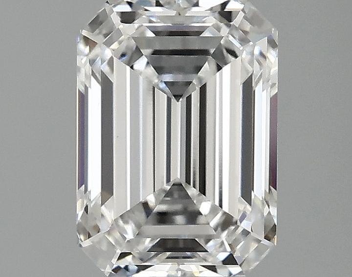 2.1 Carat Emerald Shaped Excellent Cut VS1 IGI Certified Lab Grown Diamond