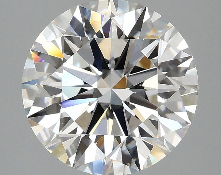 3.08 Carat Round Shaped Ideal Cut VVS2 IGI Certified Lab Grown Diamond