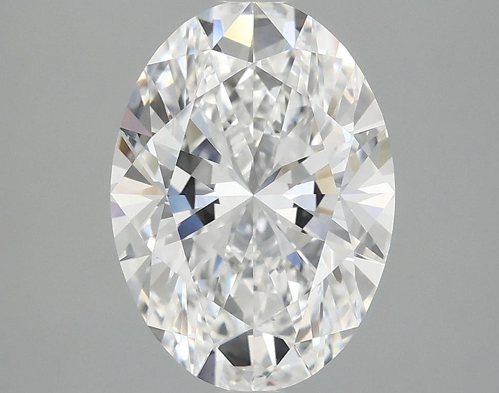 3.08 Carat Oval Shaped Ideal Cut VVS2 IGI Certified Lab Grown Diamond