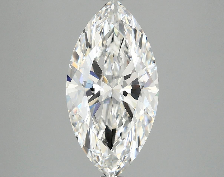 3.01 Carat Marquise Shaped Ideal Cut VVS2 IGI Certified Lab Grown Diamond