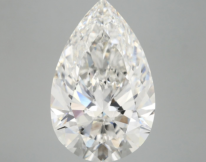 7.22 Carat Pear Shaped Ideal Cut VS1 IGI Certified Lab Grown Diamond