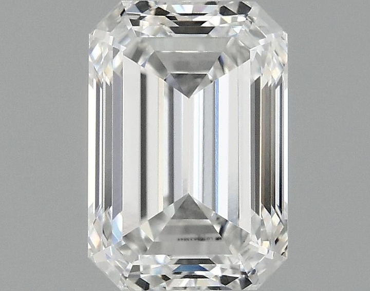 0.98 Carat Emerald Shaped Ideal Cut VVS2 IGI Certified Lab Grown Diamond