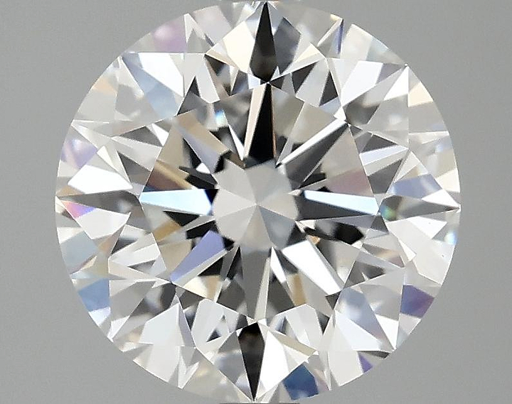 3.09 Carat Round Shaped Ideal Cut VVS2 IGI Certified Lab Grown Diamond