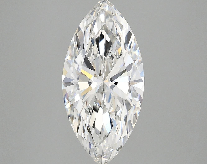 3.01 Carat Marquise Shaped Excellent Cut VVS2 IGI Certified Lab Grown Diamond