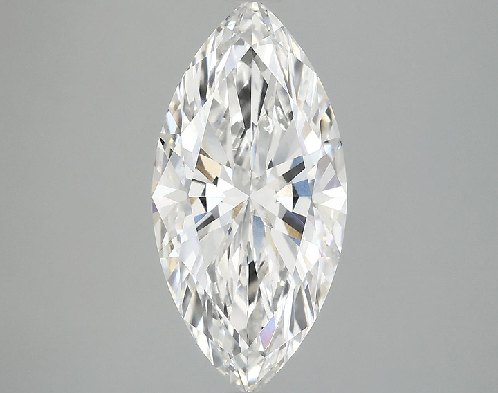 3.02 Carat Marquise Shaped Excellent Cut VVS2 IGI Certified Lab Grown Diamond