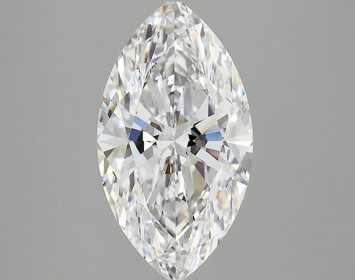 3.08 Carat Marquise Shaped Excellent Cut VVS2 IGI Certified Lab Grown Diamond