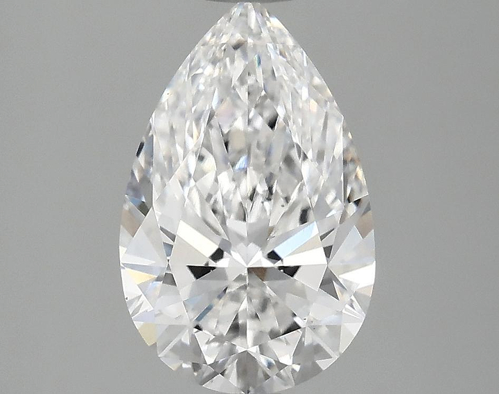 2.06 Carat Pear Shaped Ideal Cut VS1 IGI Certified Lab Grown Diamond