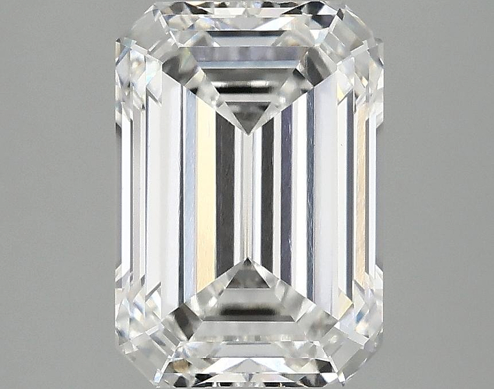 3.08 Carat Emerald Shaped Ideal Cut VS1 IGI Certified Lab Grown Diamond