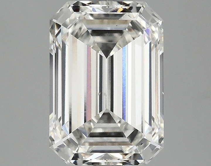 2.93 Carat Emerald Shaped Ideal Cut VS2 IGI Certified Lab Grown Diamond