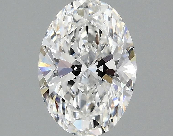 1.5 Carat Oval Shaped Ideal Cut VVS2 IGI Certified Lab Grown Diamond