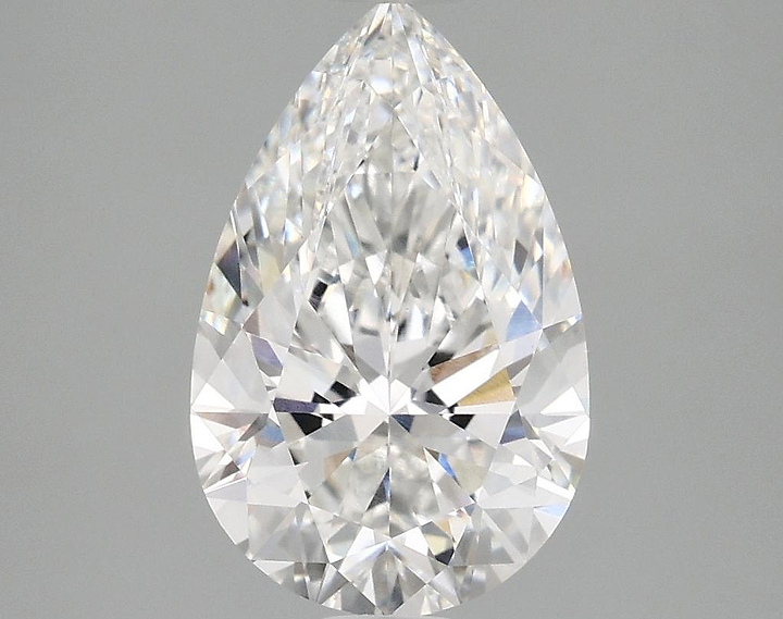 2.52 Carat Pear Shaped Ideal Cut VVS2 IGI Certified Lab Grown Diamond