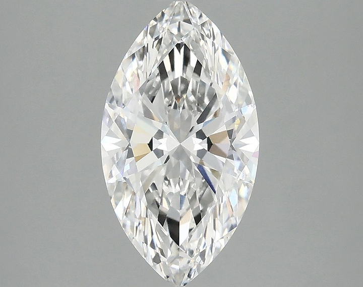 2.09 Carat Marquise Shaped Excellent Cut VVS2 IGI Certified Lab Grown Diamond