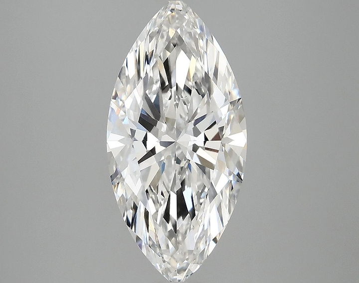 3.03 Carat Marquise Shaped Excellent Cut VVS2 IGI Certified Lab Grown Diamond